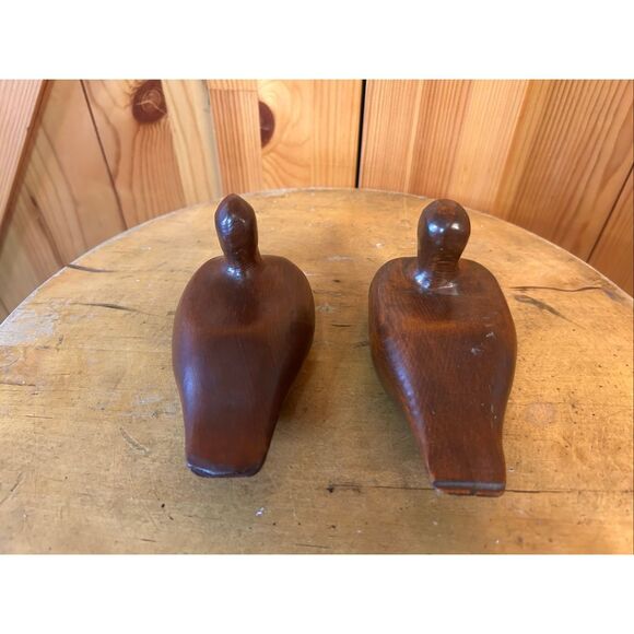 Vintage wooden hand carved ducks Signed Alvin Henriksen (5185) - Picture 3 of 10